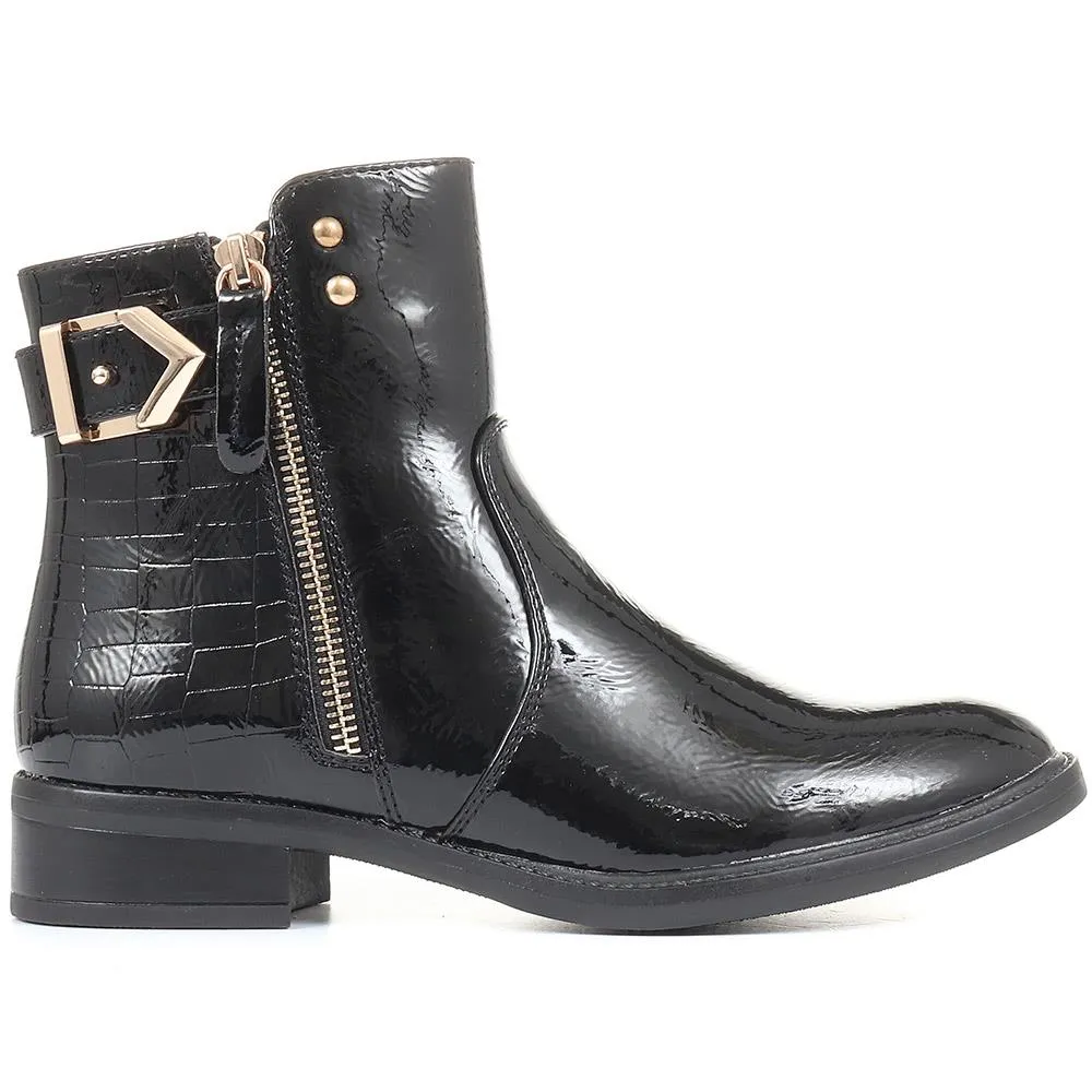 Flat Ankle Boots - BELWBI34047 / 320 452 sold by Shoe-Shop product image thumbnail 3