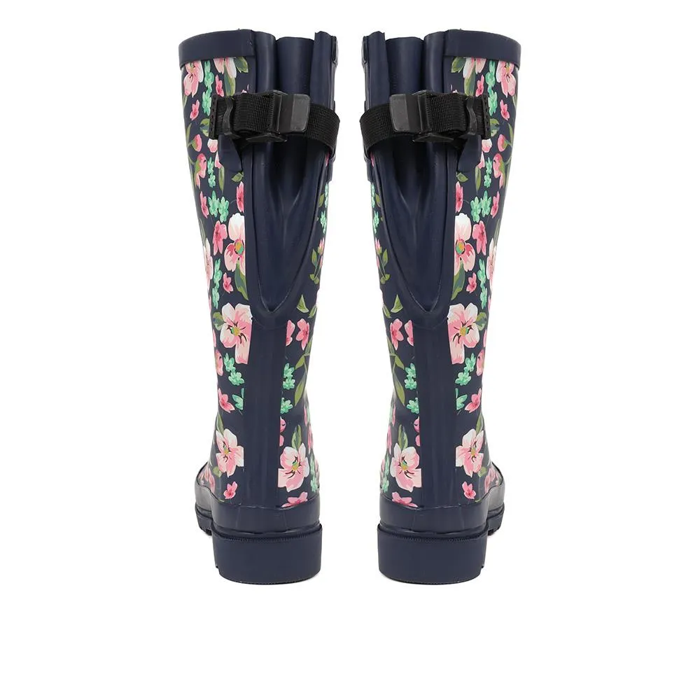Floral Print Wellington Boots - RAI35001 / 321 718 sold by Shoe-Shop product image thumbnail 4