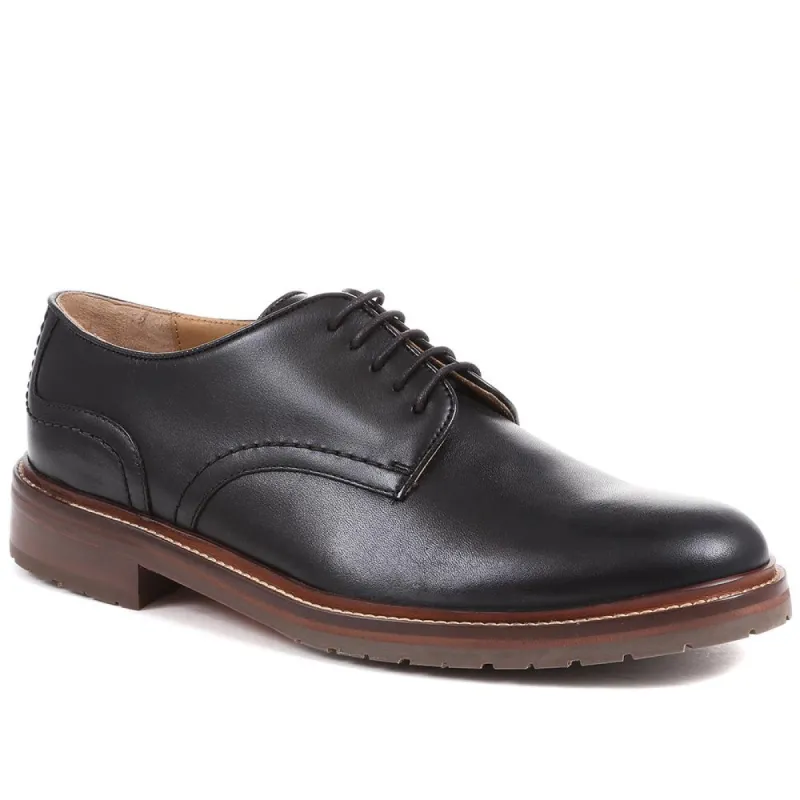 Kettering Wide Fit Leather Derby Shoes - KETTERING / 322 923 sold by Shoe-Shop