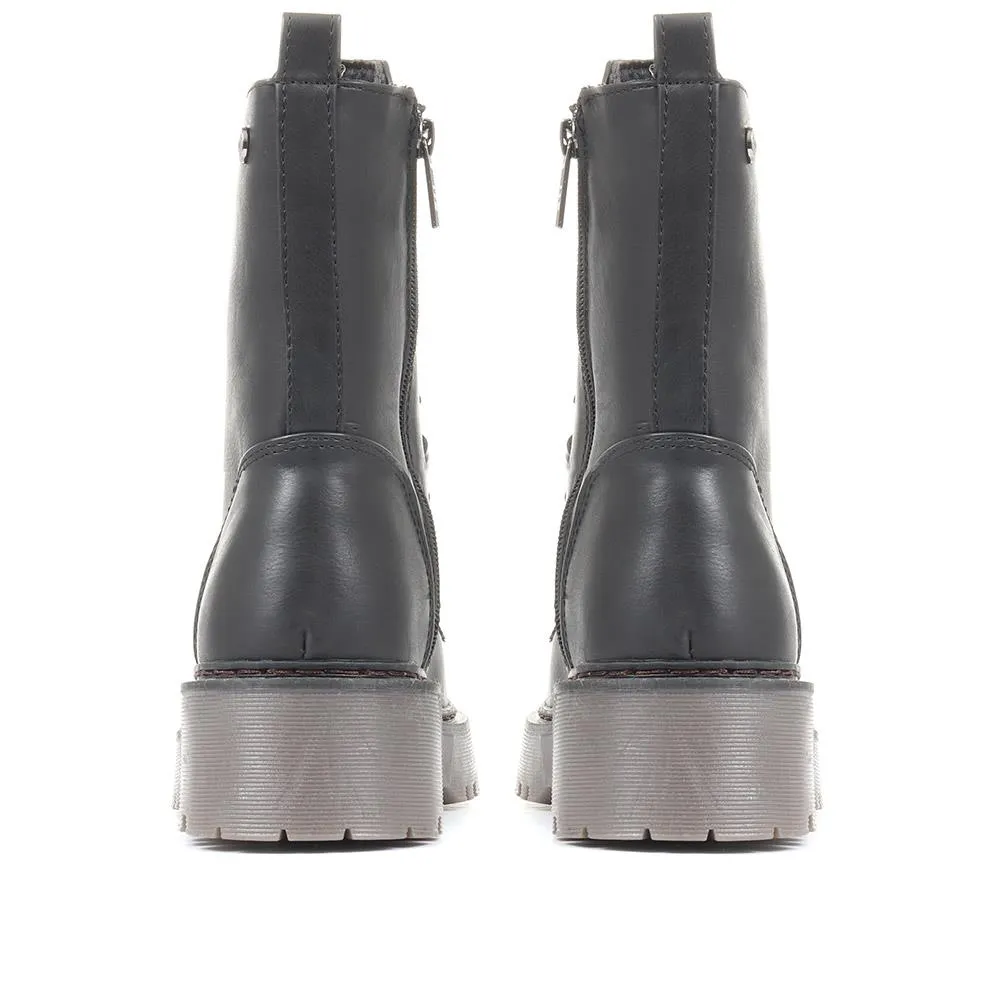 Chunky Biker Boots - XTI34527 / 321 916 sold by Shoe-Shop product image thumbnail 4