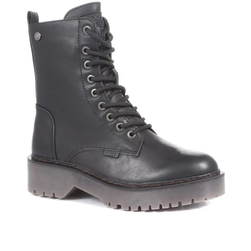 Chunky Biker Boots - XTI34527 / 321 916 sold by Shoe-Shop