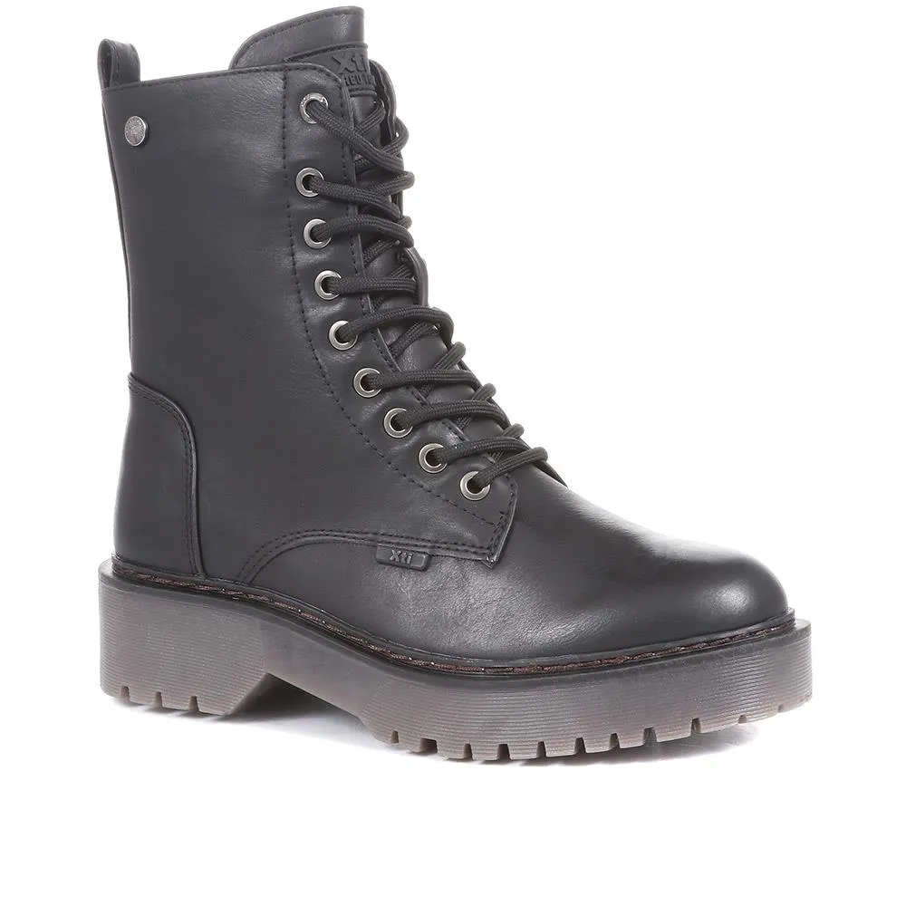 Chunky Biker Boots - XTI34527 / 321 916 sold by Shoe-Shop