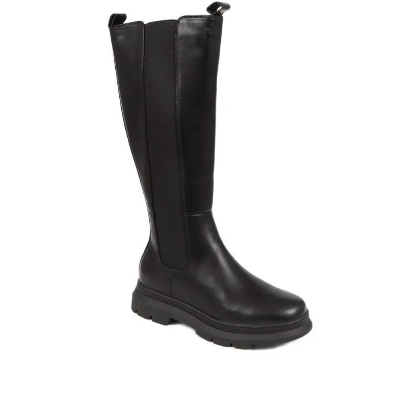 Knee High Pull-On Boots - BELWBINS38117 / 324 585 sold by Shoe-Shop