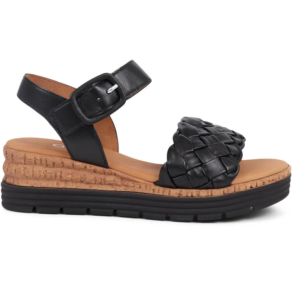 Leather Wedge Heeled Sandals - GAB39503 / 325 081 sold by Shoe-Shop product image thumbnail 4