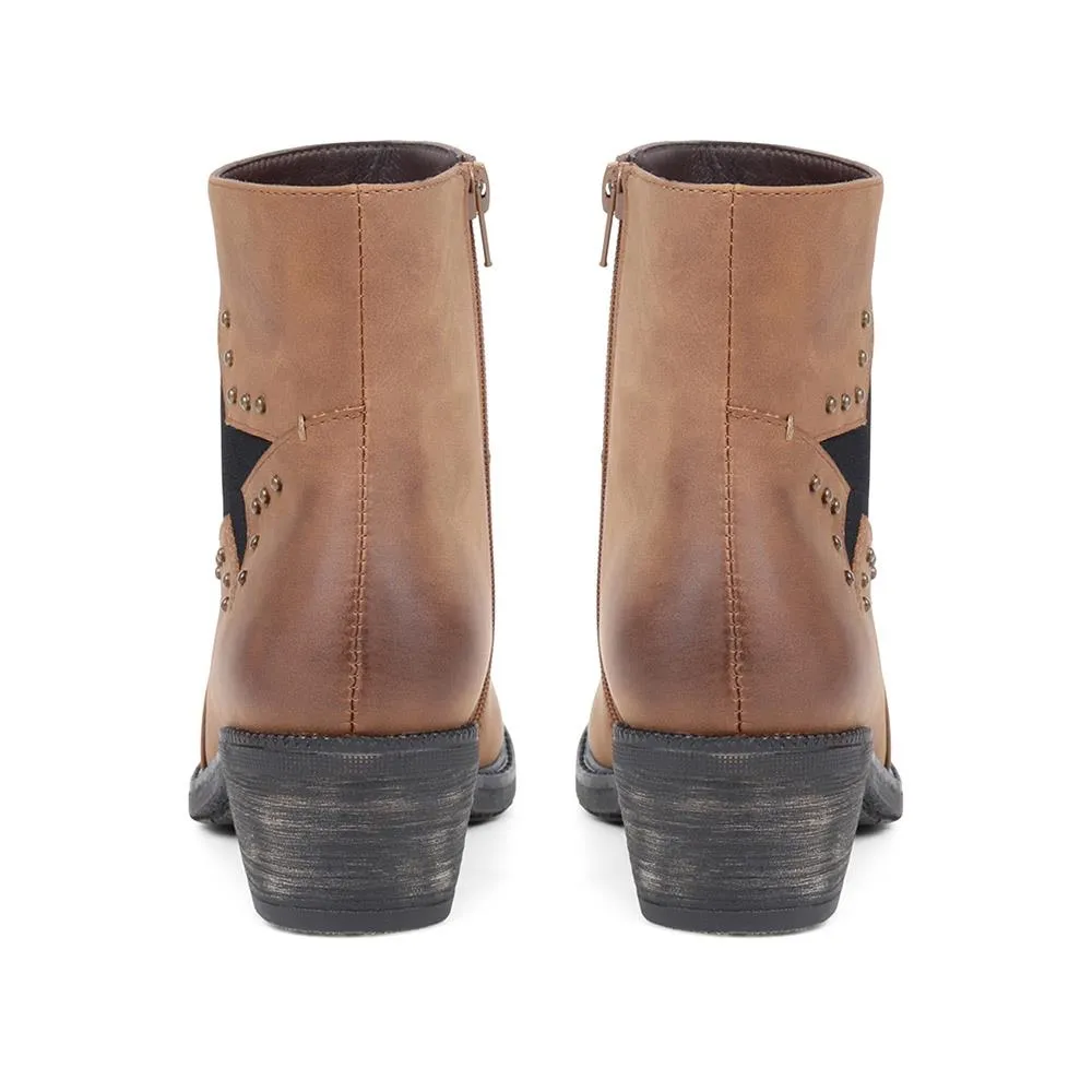 Star Detail Ankle Boots - BELPINYI38007 / 324 199 sold by Shoe-Shop product image thumbnail 4