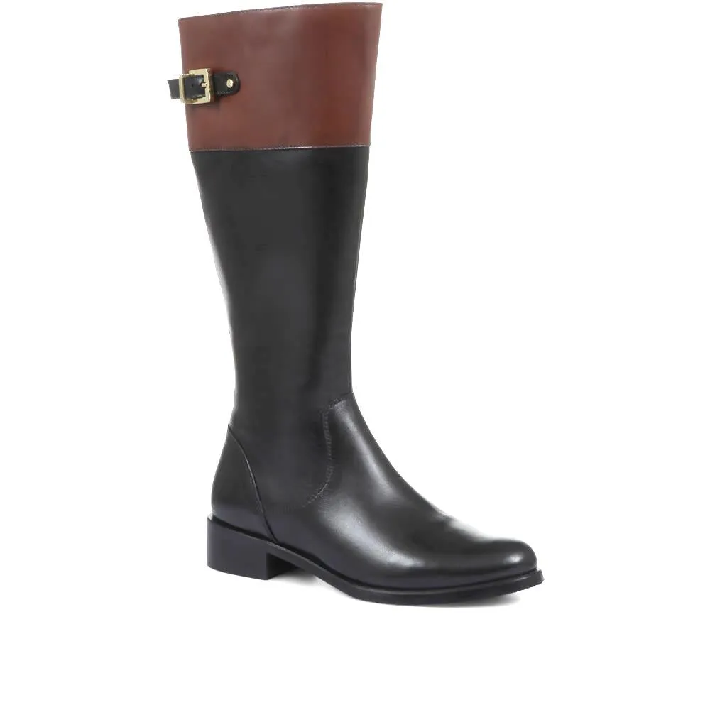 Leather Knee High Boots - SAK32001 / 319 236 sold by Shoe-Shop product image thumbnail 2