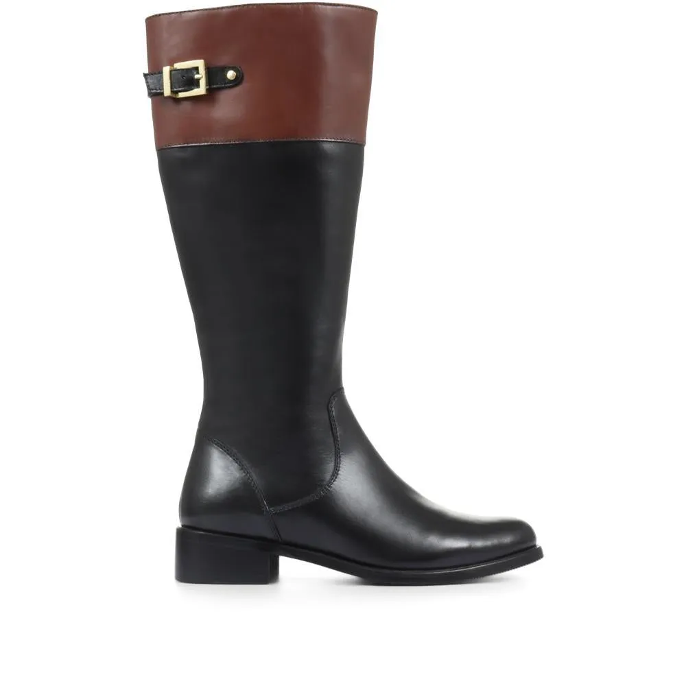 Leather Knee High Boots - SAK32001 / 319 236 sold by Shoe-Shop product image thumbnail 3