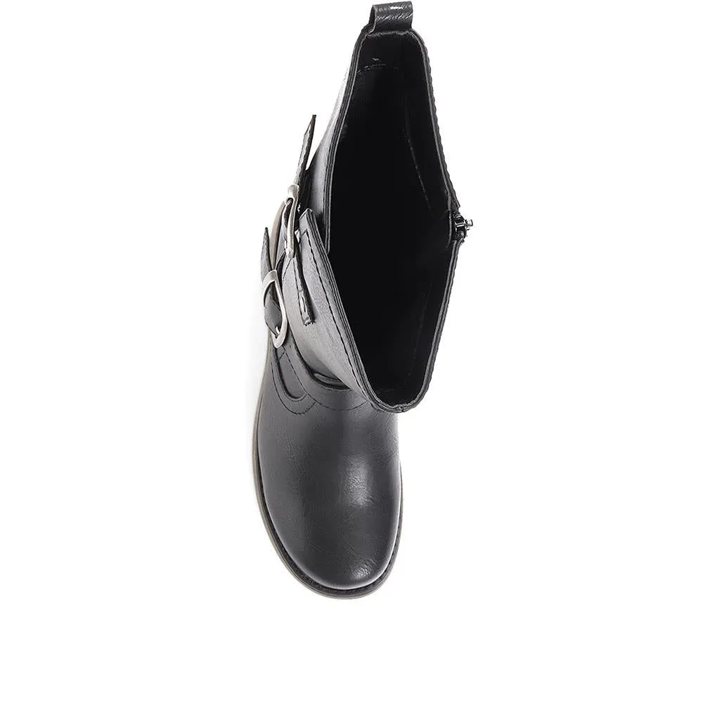 Wedge Heel Calf Boots - WBINS36104 / 322 733 sold by Shoe-Shop product image thumbnail 5