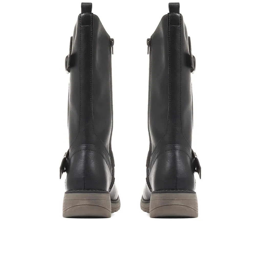 Wedge Heel Calf Boots - WBINS36104 / 322 733 sold by Shoe-Shop product image thumbnail 4