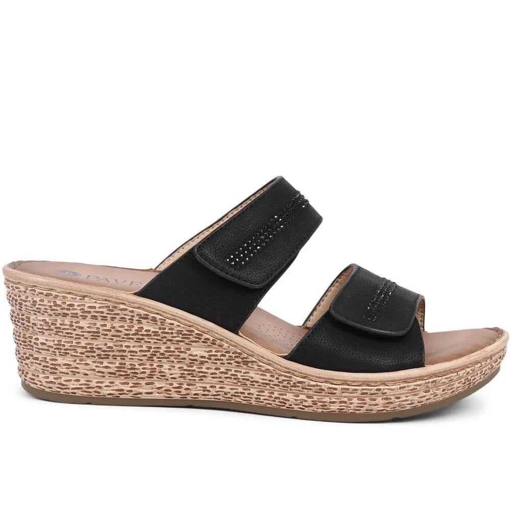 Touch-Fasten Wedge Mules - BAIZH39035 / 325 265 sold by Shoe-Shop product image thumbnail 5