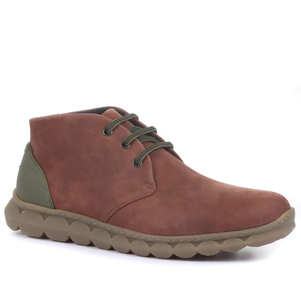 Nubuck Wide Fit Leather Chukka Boots - SKAP30501 / 316 528 sold by Shoe-Shop