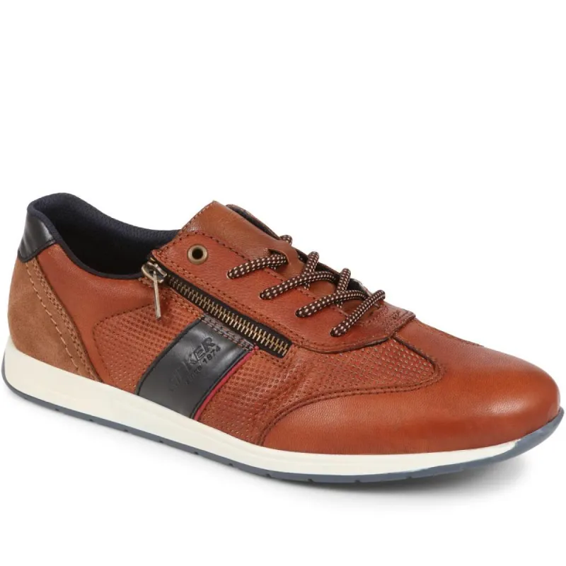 Leather Lace-Up Trainers - RKR37502 / 323 651 sold by Shoe-Shop