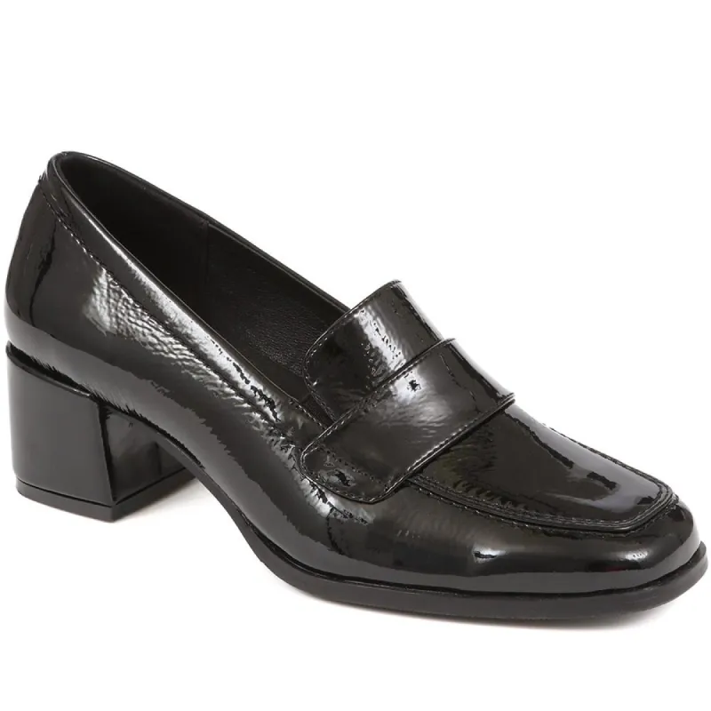 Brielle Patent Leather Heeled Loafers - BRIELLE / 324 701 sold by Shoe-Shop