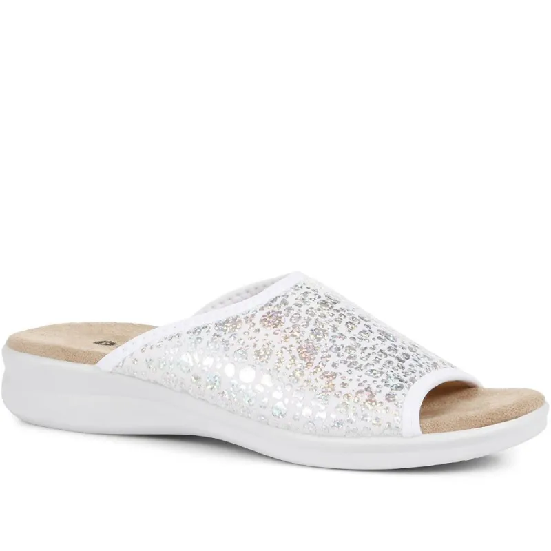 Slip On Mule Sandals - POLY35009 / 321 742 sold by Shoe-Shop