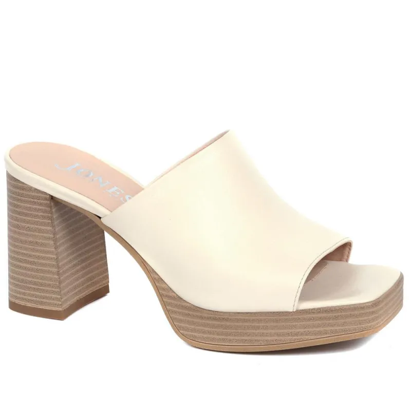 Dominica Leather Heeled Mules - DOMINICA / 323 833 sold by Shoe-Shop