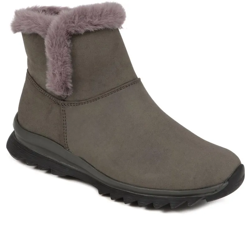Fleece Lined Ankle Boots - WBINS38125 / 324 523 sold by Shoe-Shop