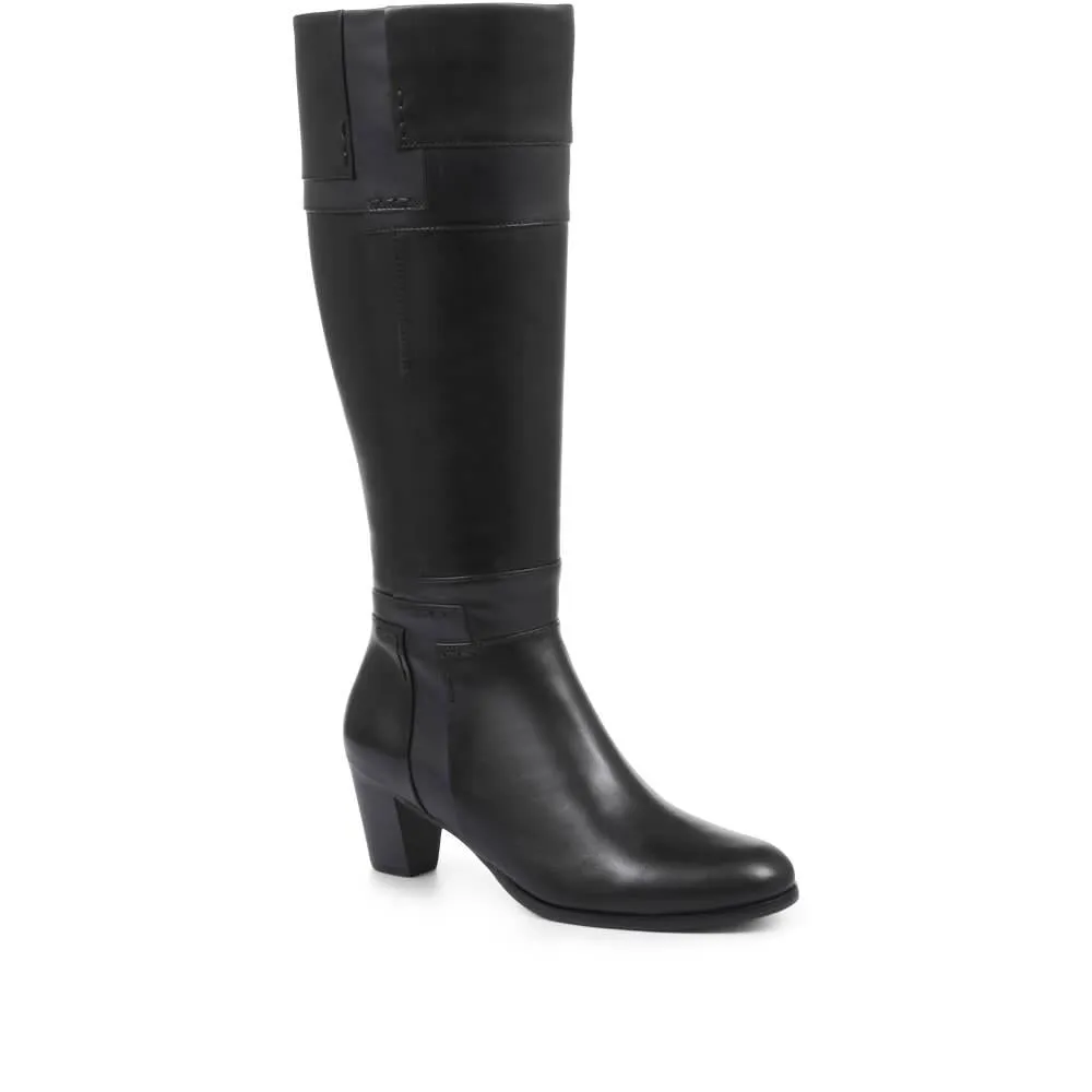 Sonia Block Heel Leather Boots - SINO32503 / 319 117 sold by Shoe-Shop product image thumbnail 2