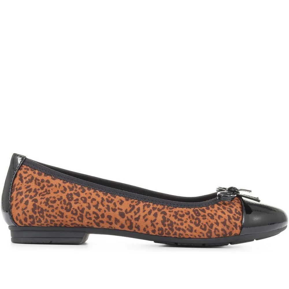 Leopard Print Ballerina Flats - JANSP35017 / 321 372 sold by Shoe-Shop product image thumbnail 3