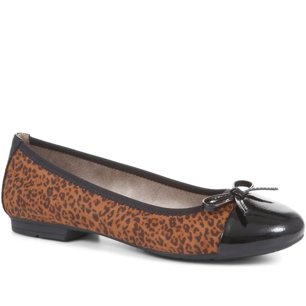 Leopard Print Ballerina Flats - JANSP35017 / 321 372 sold by Shoe-Shop