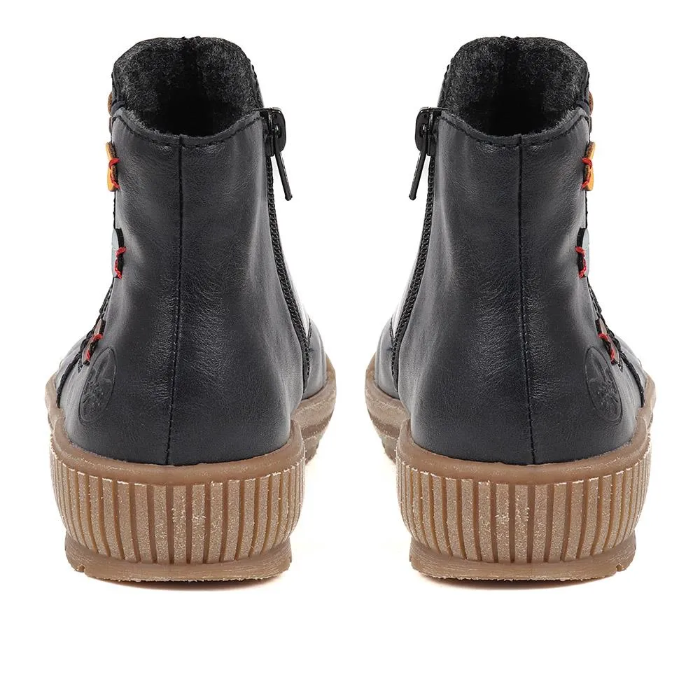 Rieker Chunky Ankle Boots - RKR38527 / 324 350 sold by Shoe-Shop product image thumbnail 3