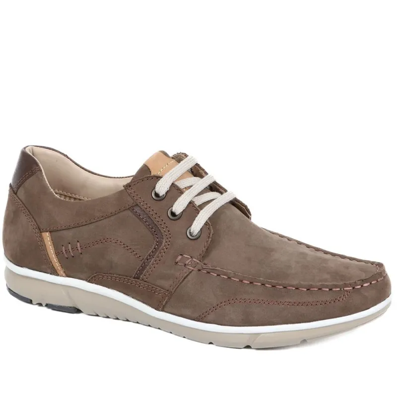 Leather Boat Shoes - SHAFI37001 / 323 450 sold by Shoe-Shop