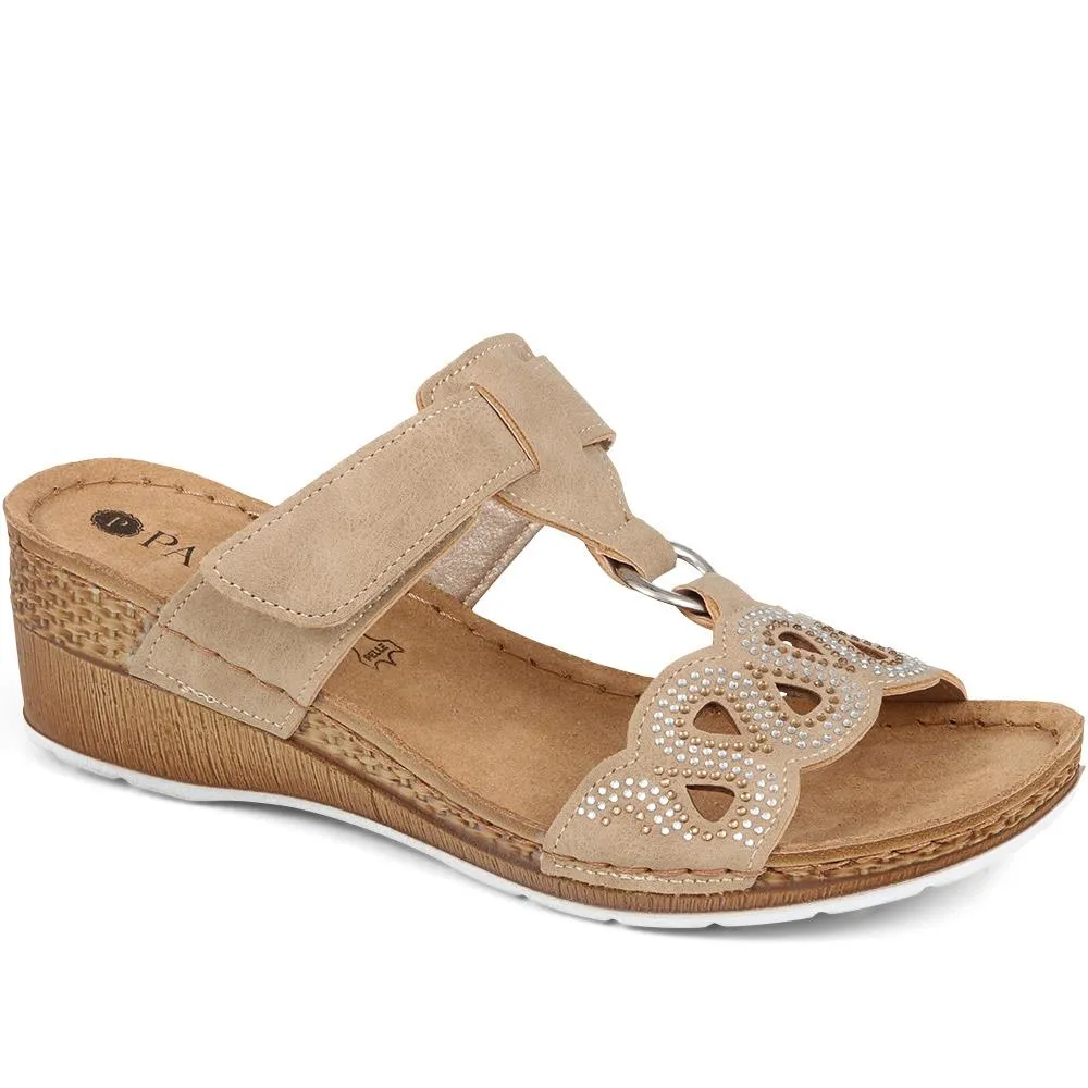 Swirl Embellishment Wedge Sandals - INB37027 / 323 594 sold by Shoe-Shop product image thumbnail 3