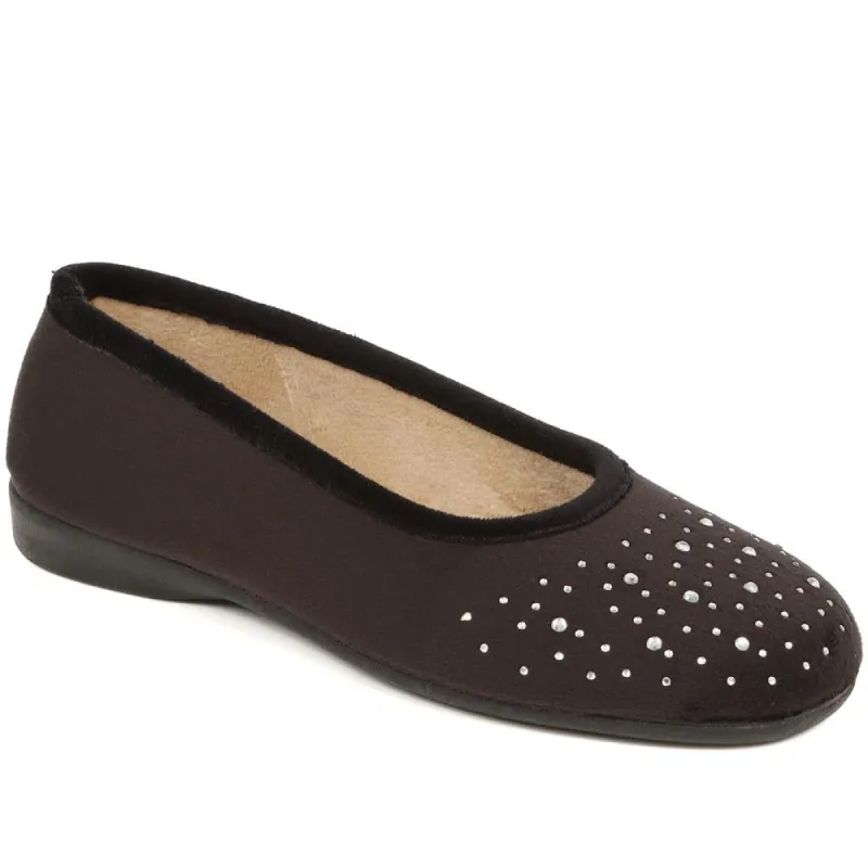 Embellished Full Slippers - FEVI38003 / 324 180 sold by Shoe-Shop