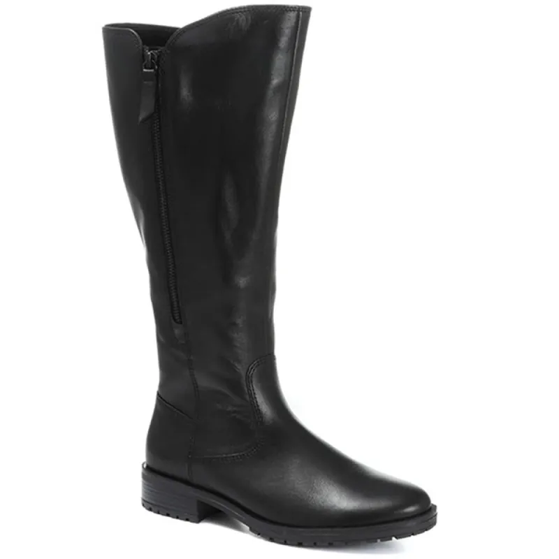 Texas Long Leather Wide Fit Boots - GAB30542 / 316 655 sold by Shoe-Shop