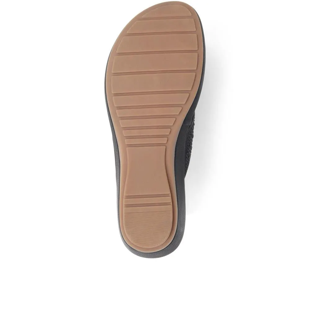 Wedge-Heel Mule Sandals - BAIZH39039 / 325 266 sold by Shoe-Shop product image thumbnail 5