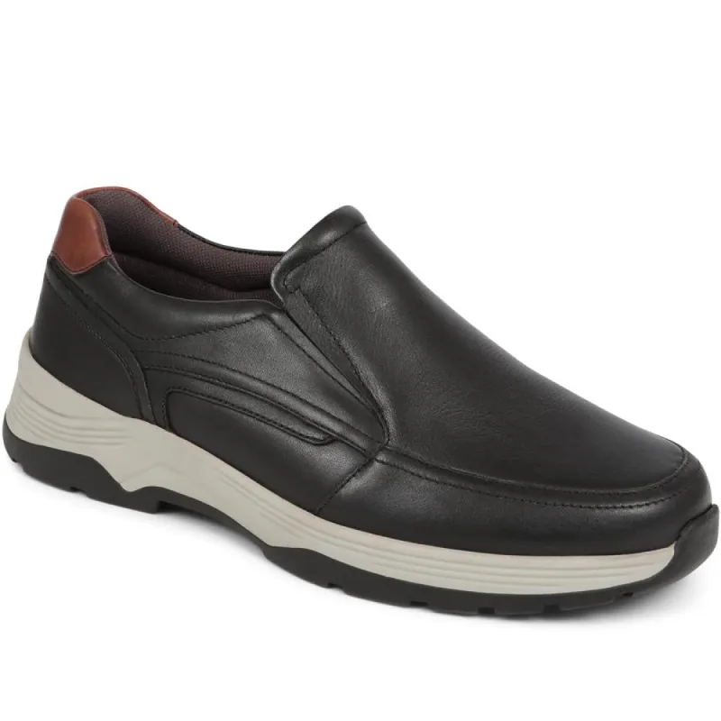 Dennis Leather Slip On Shoes  - DENNIS / 325 167 sold by Shoe-Shop