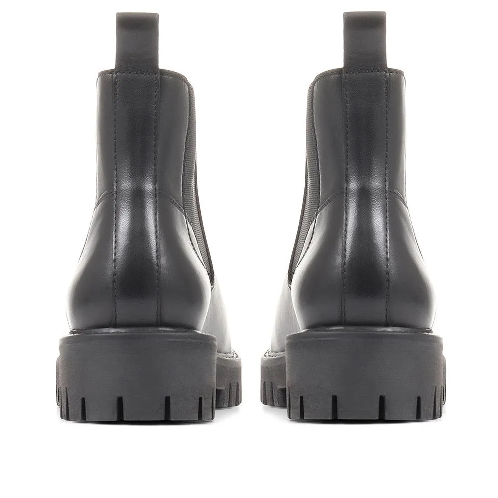 Machelle Chunky Leather Chelsea Boots - MACHELLE / 322 410 sold by Shoe-Shop product image thumbnail 4