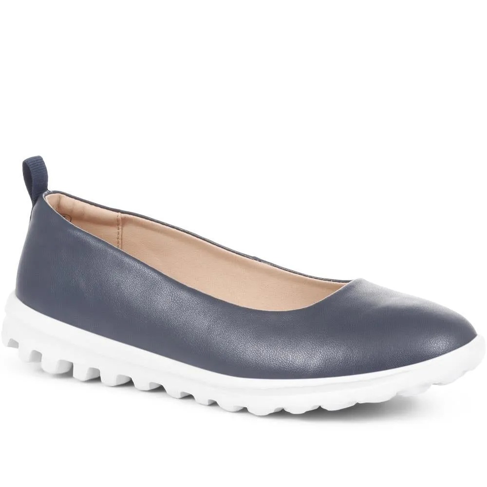 Slip-On Leather Pumps - BRK35033 / 321 418 sold by Shoe-Shop
