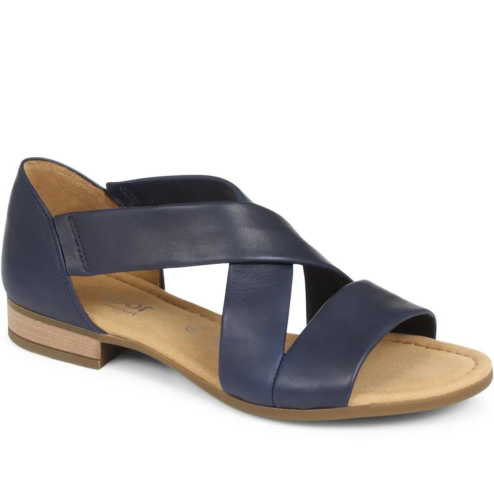 Wide Fit Flat Leather Sandals - GAB29541 / 314 631 sold by Shoe-Shop product image thumbnail 2