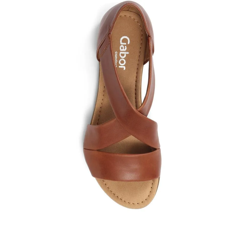 Wide Fit Flat Leather Sandals - GAB29541 / 314 631 sold by Shoe-Shop product image thumbnail 5