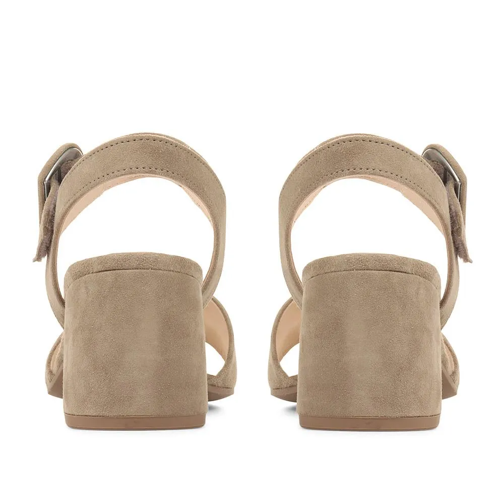 Suede Mid-High Block Heels - GAB35531 / 322 035 sold by Shoe-Shop product image thumbnail 4