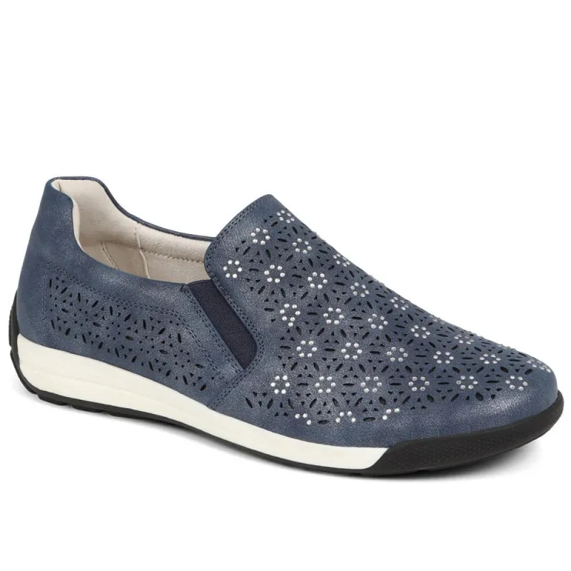 Perforated Slip-On Shoes - WOIL39023 / 325 190 sold by Shoe-Shop