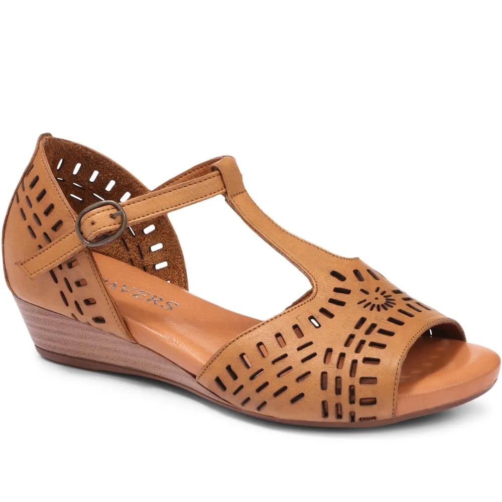 Leather T-Bar Sandal - ZYN29009 / 315 003 sold by Shoe-Shop