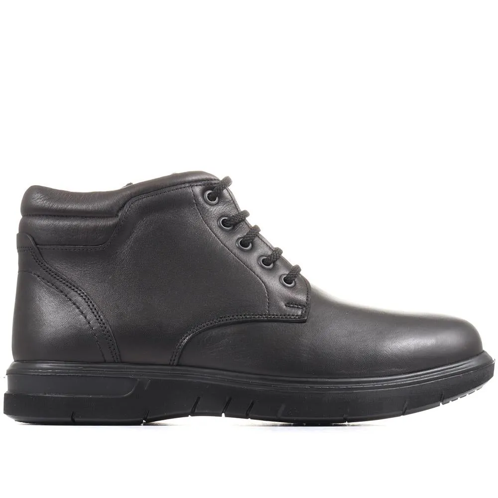 Wide Fit Leather Ankle Boots - TUU36003 / 322 286 sold by Shoe-Shop product image thumbnail 3