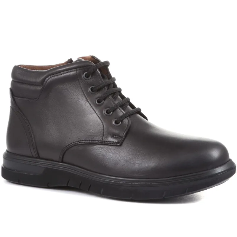 Wide Fit Leather Ankle Boots - TUU36003 / 322 286 sold by Shoe-Shop