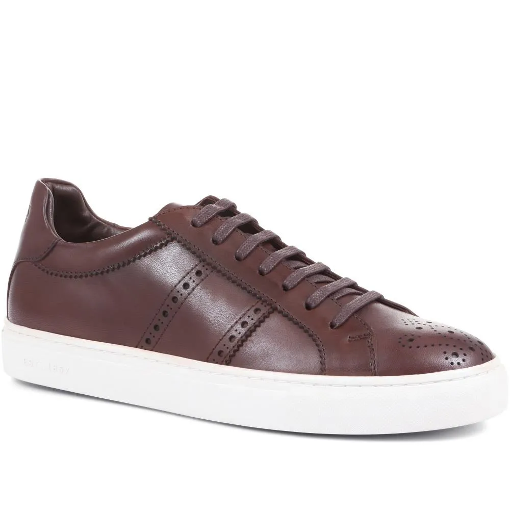Sandhurst Leather Trainers - SANDHURST / 322 932 sold by Shoe-Shop product image thumbnail 3