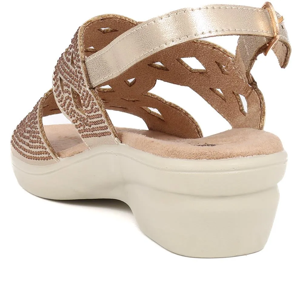 Adjustable Heeled Sandals - POLY39005 / 325 478 sold by Shoe-Shop product image thumbnail 5