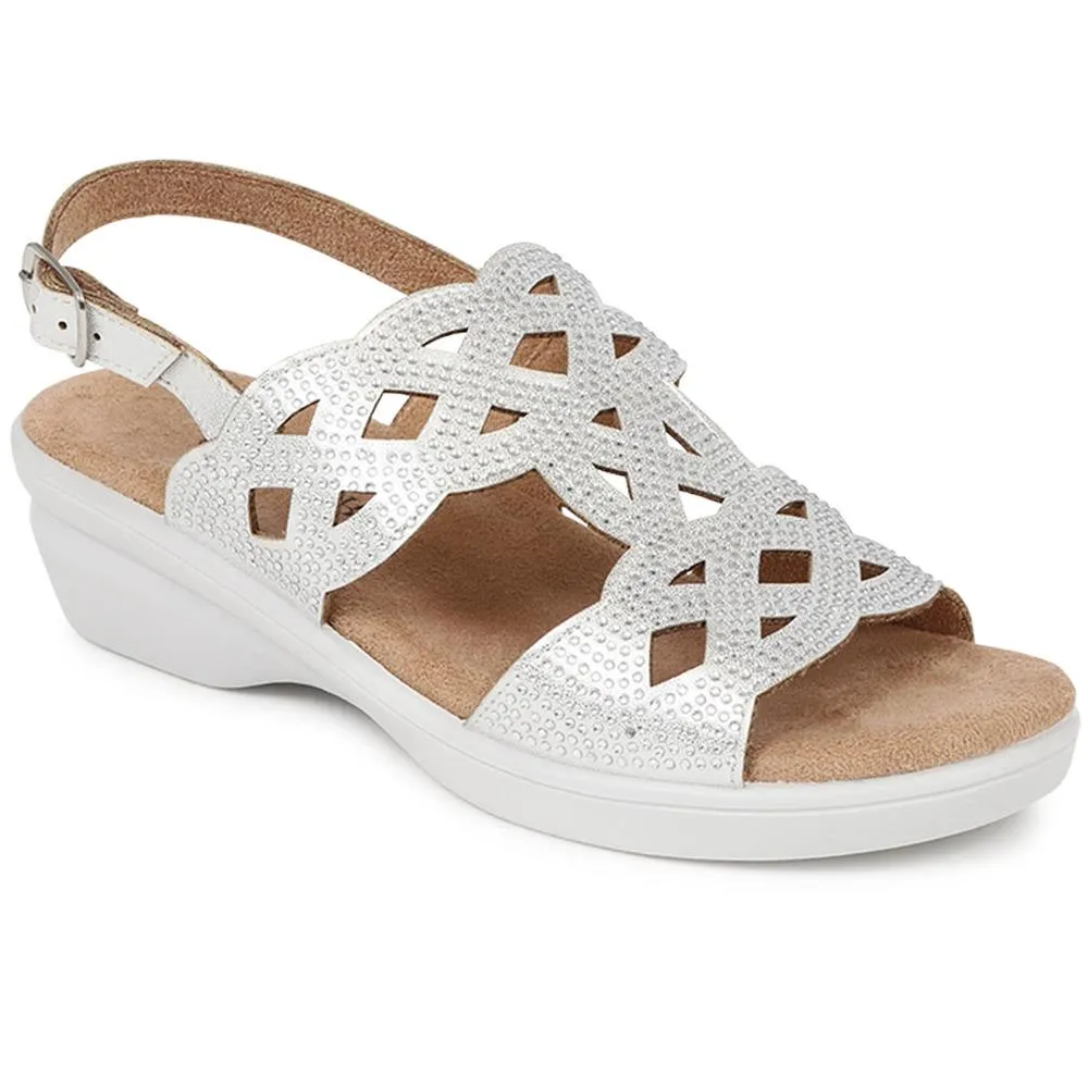 Adjustable Heeled Sandals - POLY39005 / 325 478 sold by Shoe-Shop