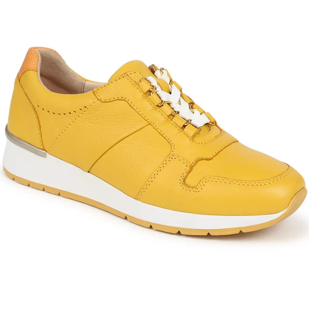 Leather Lace-Up Trainers - VAN37509 / 323 786 sold by Shoe-Shop
