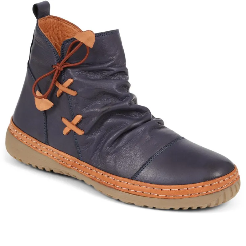 Leather Slouch Ankle Boots - VITAS38001 / 324 487 sold by Shoe-Shop