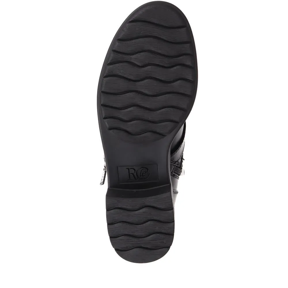 Leather Buckle Biker Boots - SINO38502 / 324 526 sold by Shoe-Shop product image thumbnail 5