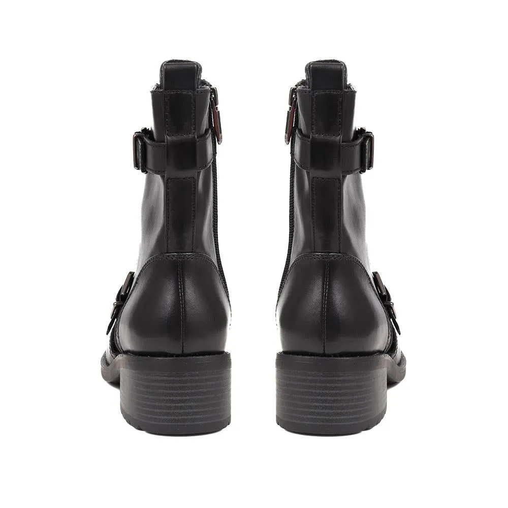 Leather Buckle Biker Boots - SINO38502 / 324 526 sold by Shoe-Shop product image thumbnail 4