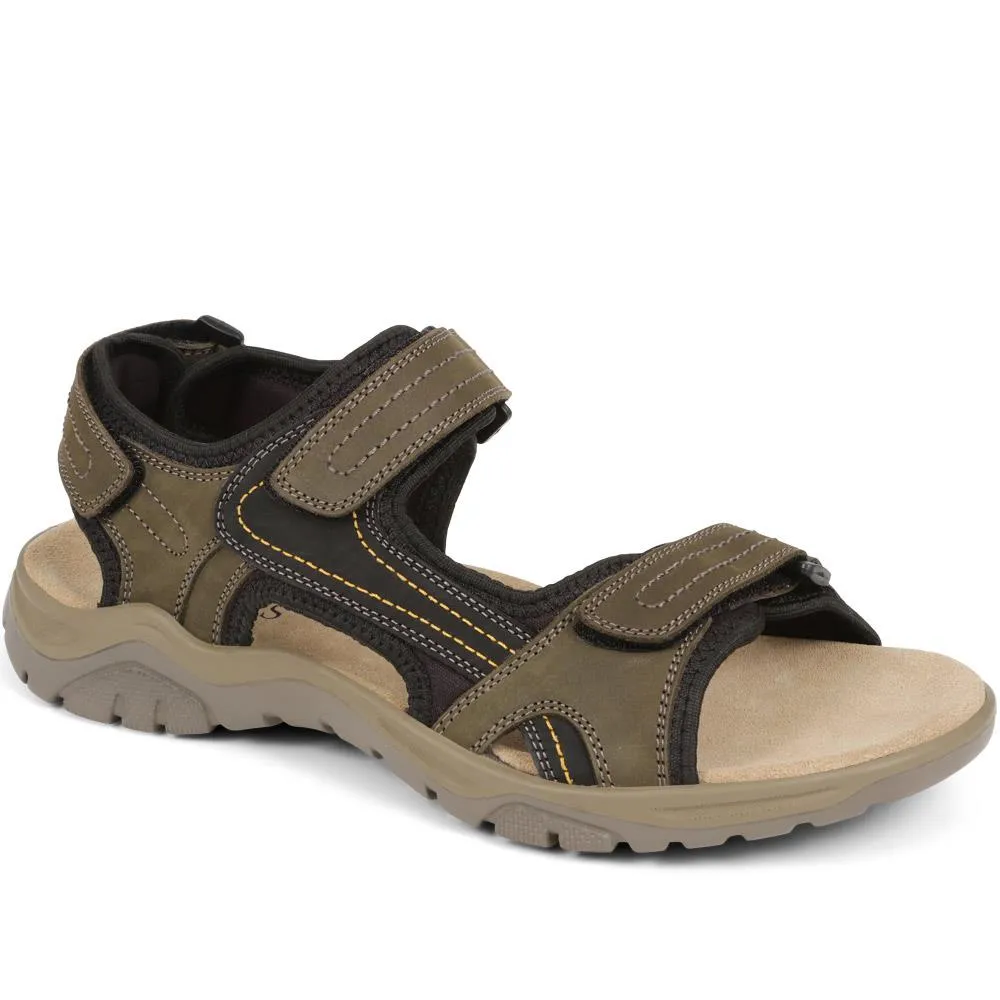 Adjustable Leather Walking Sandals - DDIN37013 / 323 361 sold by Shoe-Shop