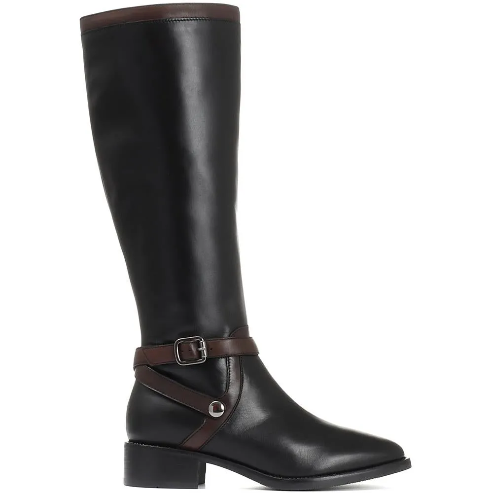 Leather Flat Pointed Riding Boot - CARM30520 / 316 579 sold by Shoe-Shop product image thumbnail 3