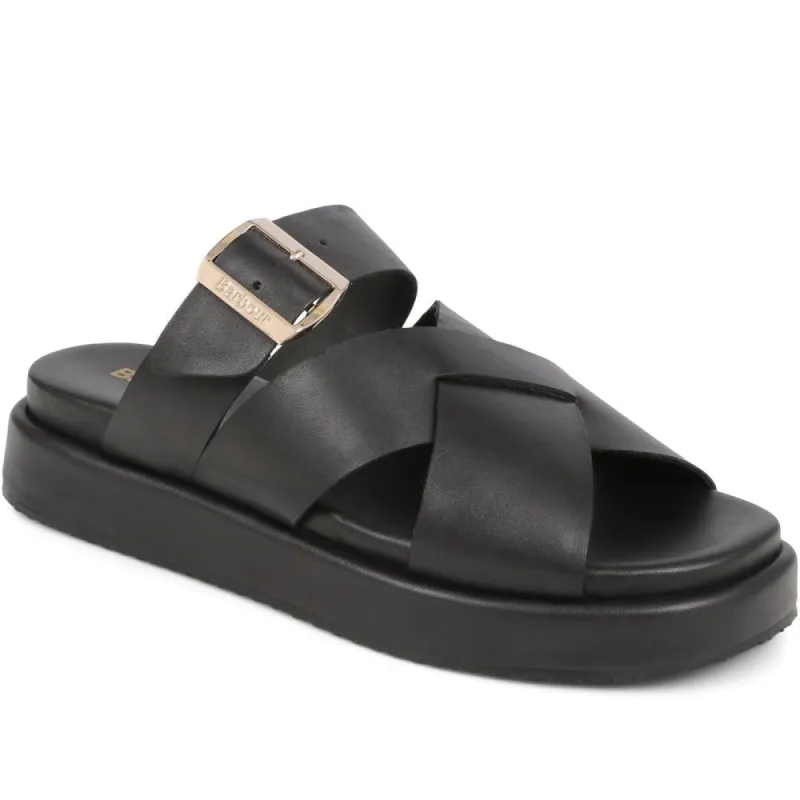 Barbour Annalise Leather Mule Sandals - BARBR39508 / 324 822 sold by Shoe-Shop