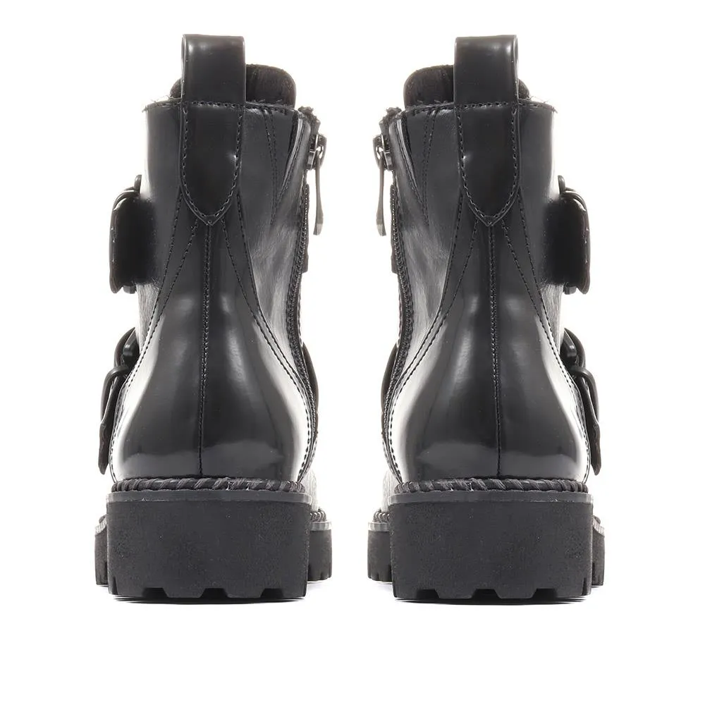 Chunky Biker Boots - WEN34505 / 320 720 sold by Shoe-Shop product image thumbnail 3
